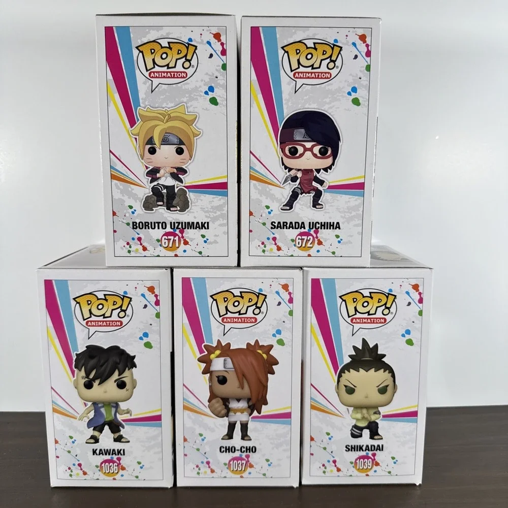 Funko Pop! Boruto Naruto Next Generations Lot 671 672 1036 1037 1039 Figures